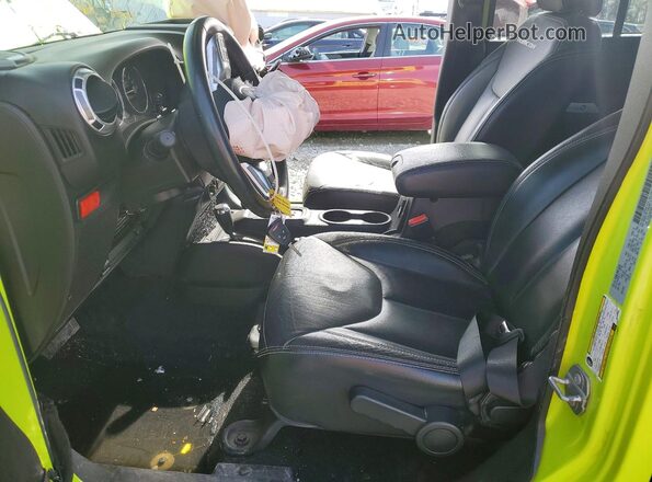 1C4HJWFG6GL322836 2016 JEEP WRANGLER Зеленый Вид салона спереди