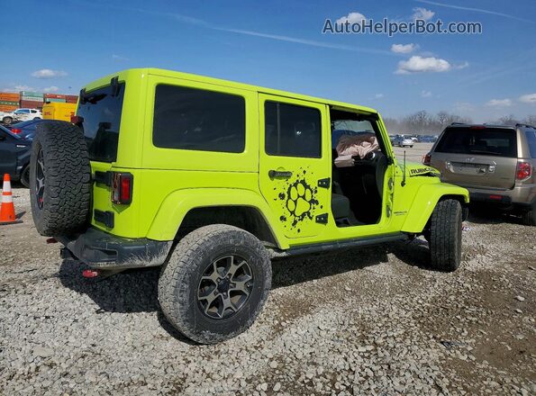 1C4HJWFG6GL322836 2016 JEEP WRANGLER Зеленый Задняя правая четверть
