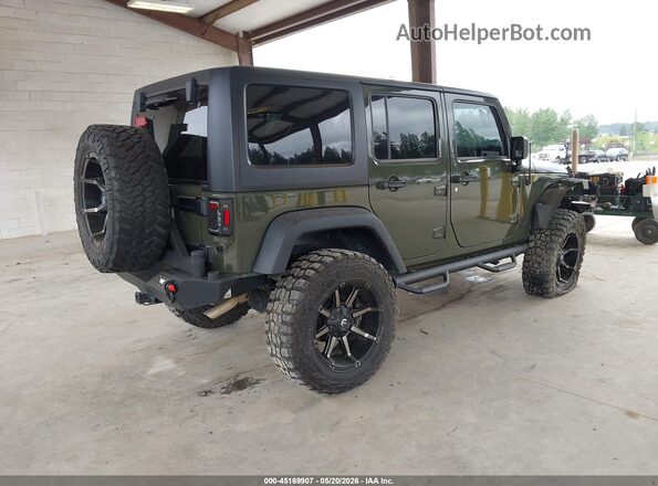 1C4HJWFG9GL126180 2016 JEEP WRANGLER UNLIMITED Green უკანა მარჯვენა