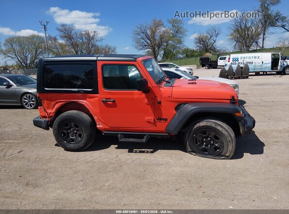 1C4HJXAG9PW611883 2023 JEEP WRANGLER Orange 