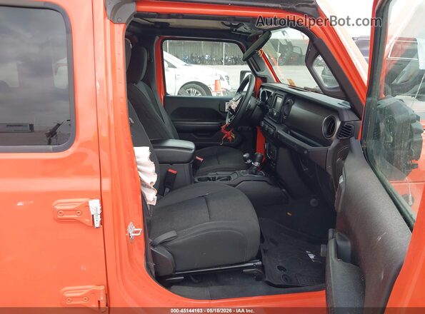 1C4HJXDG2KW508910 2019 JEEP WRANGLER UNLIMITED Оранжевый Вид салона спереди