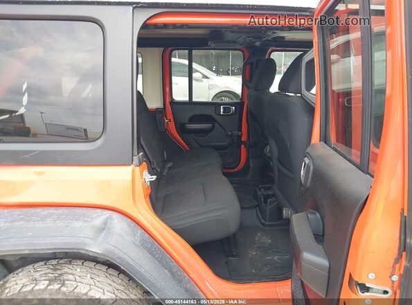 1C4HJXDG2KW508910 2019 JEEP WRANGLER UNLIMITED Оранжевый Вид наклейки с VIN-кодом