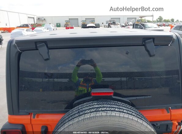 1C4HJXDG2KW508910 2019 JEEP WRANGLER UNLIMITED Оранжевый Панорамный вид салона 360°