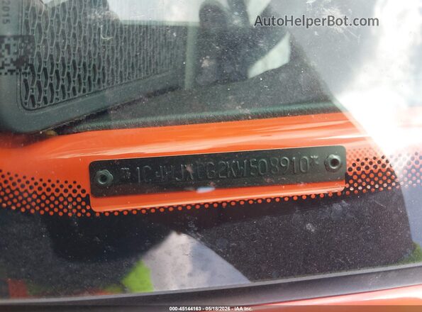 1C4HJXDG2KW508910 2019 JEEP WRANGLER UNLIMITED Оранжевый Вид щитка приборов