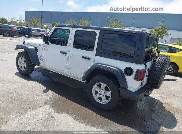 1C4HJXDG2MW523703 2021 JEEP WRANGLER UNLIMITED White Rear left