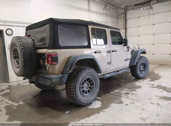 1C4HJXDG4NW219919 2022 JEEP WRANGLER UNLIMITED Tan უკანა მარჯვენა