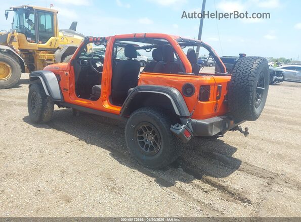 1C4HJXDG4PW647069 2023 JEEP WRANGLER Orange Trasero izquierdo