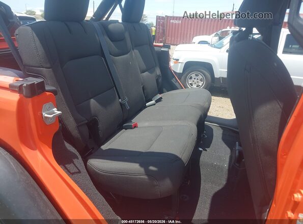 1C4HJXDG4PW647069 2023 JEEP WRANGLER Orange Vista de la etiqueta del VIN