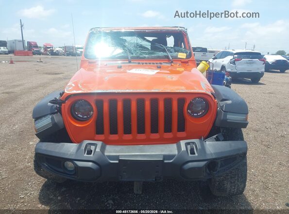 1C4HJXDG4PW647069 2023 JEEP WRANGLER Orange Vista frontal