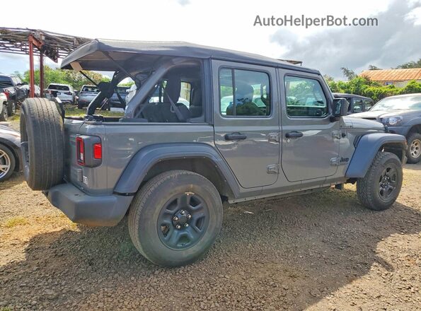 1C4HJXDG5PW701267 2023 JEEP WRANGLER Серый 