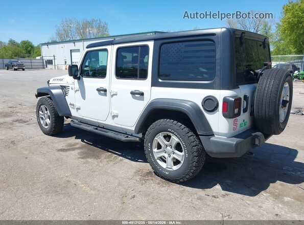 1C4HJXDG6KW679675 2019 JEEP WRANGLER UNLIMITED White Tył lewy