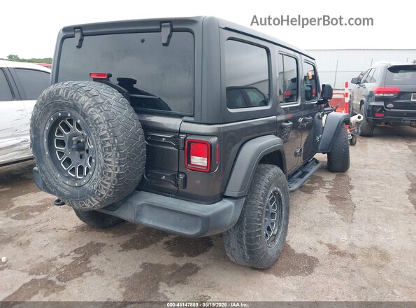 1C4HJXDG8KW676552 2019 JEEP WRANGLER UNLIMITED Black Tył prawy