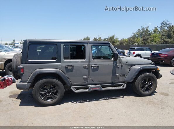 1C4HJXDG8PW679247 2023 JEEP WRANGLER Gray Widok wnętrza z tyłu