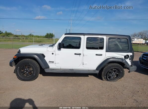 1C4HJXDG9PW597429 2023 JEEP WRANGLER White Widok wnętrza 360 stopni