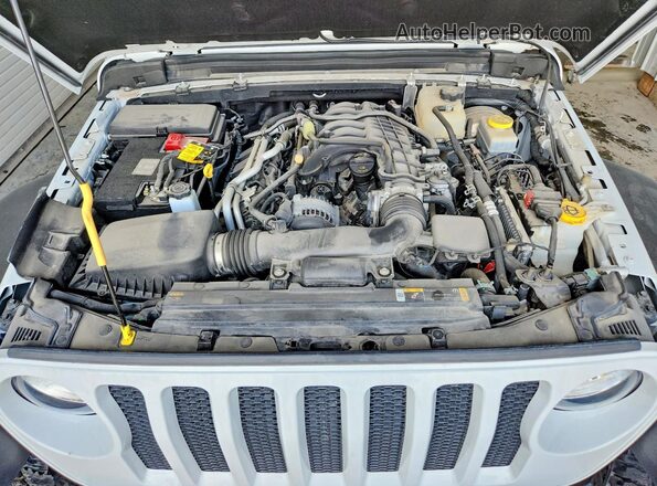 1C4HJXDGXNW152422 2022 JEEP WRANGLER Белый Вид подкапотного пространства