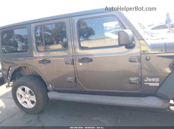 1C4HJXDN1JW201905 2018 JEEP WRANGLER UNLIMITED Gray Սալոնի 360 աստիճան տեսք