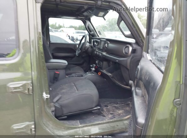 1C4HJXDN2MW542458 2021 JEEP WRANGLER UNLIMITED Green Widok wnętrza z przodu