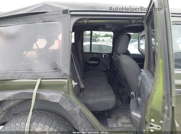 1C4HJXDN2MW542458 2021 JEEP WRANGLER UNLIMITED Green Widok naklejki z numerem VIN