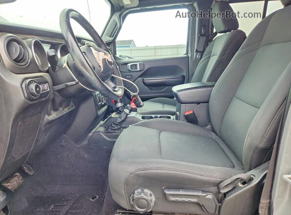 1C4HJXDN2MW751408 2021 JEEP WRANGLER Gray Вид салону спереду