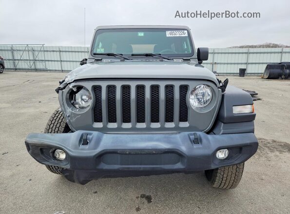 1C4HJXDN2MW751408 2021 JEEP WRANGLER Gray Вид спереду