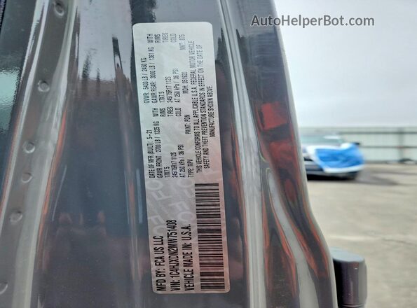 1C4HJXDN2MW751408 2021 JEEP WRANGLER Gray Вид наклейки з VIN-кодом
