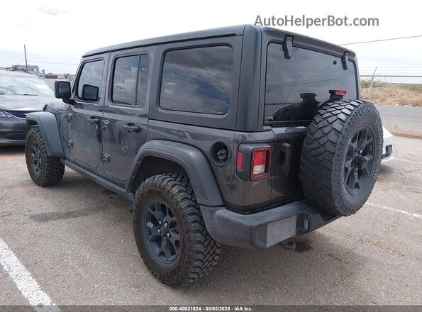 1C4HJXDN2MW847894 2021 JEEP WRANGLER UNLIMITED Gray უკანა მარცხენა