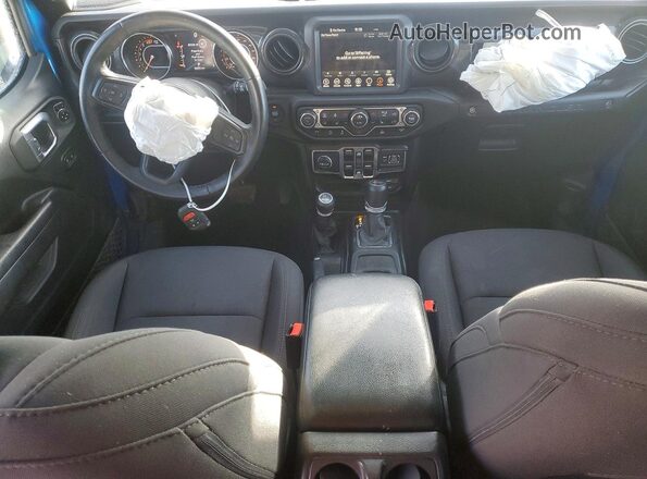 1C4HJXDN3PW562898 2023 JEEP WRANGLER Blue Widok deski rozdzielczej