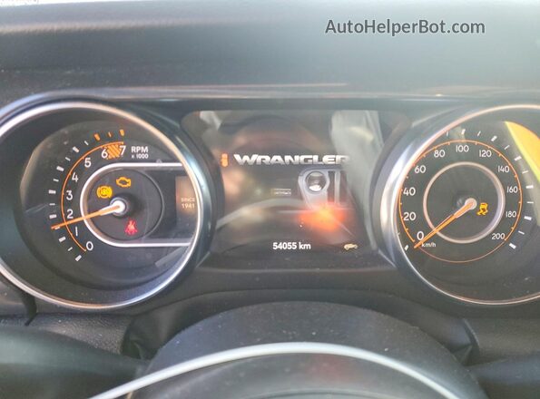 1C4HJXDN3PW562898 2023 JEEP WRANGLER Blue Widok zestawu wskaźników