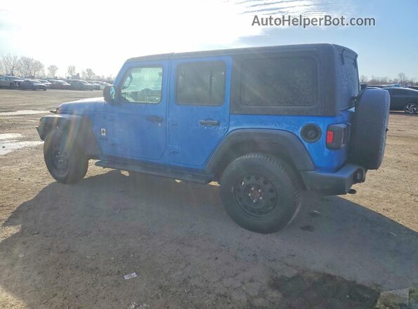 1C4HJXDN3PW562898 2023 JEEP WRANGLER Blue Tył lewy