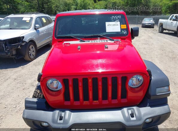 1C4HJXDN4MW527976 2021 JEEP WRANGLER UNLIMITED Red Առջևի վահանակի տեսք