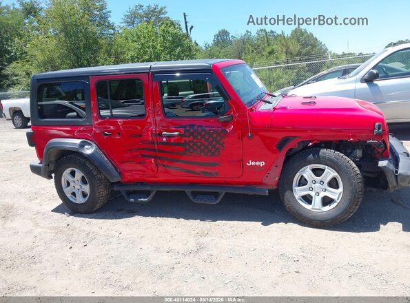1C4HJXDN4MW527976 2021 JEEP WRANGLER UNLIMITED Red Սարքավորումների վահանակի տեսք