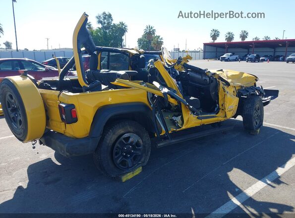 1C4HJXDN4MW537410 2021 JEEP WRANGLER UNLIMITED Yellow უკანა მარჯვენა
