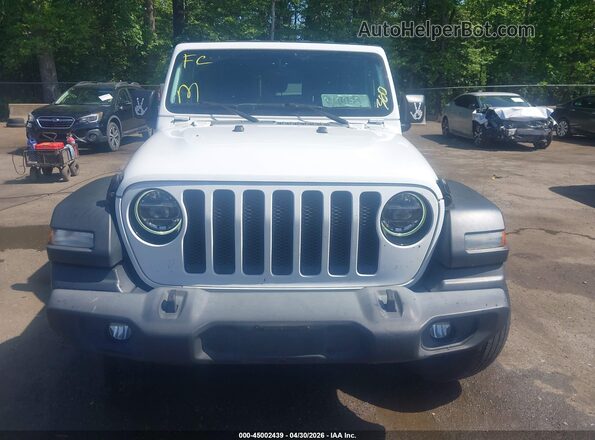 1C4HJXDN5LW191639 2020 JEEP WRANGLER UNLIMITED White Widok zestawu wskaźników