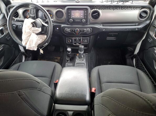 1C4HJXDN6LW226091 2020 JEEP WRANGLER White Առջևի վահանակի տեսք