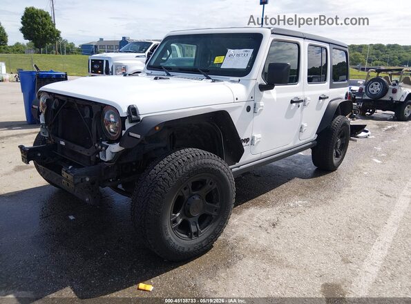 1C4HJXDN6PW671355 2023 JEEP WRANGLER Белый Передняя левая четверть