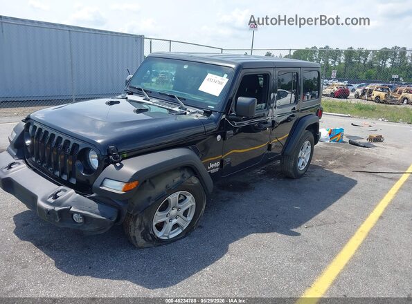 1C4HJXDN8MW625862 2021 JEEP WRANGLER UNLIMITED Black Передня ліва чверть