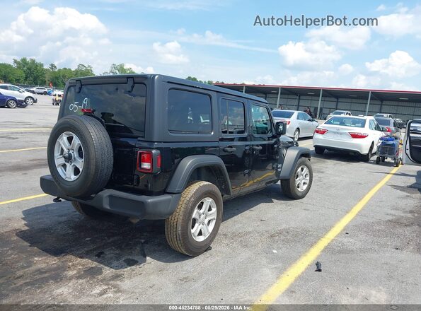 1C4HJXDN8MW625862 2021 JEEP WRANGLER UNLIMITED Black Задня права чверть