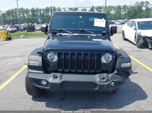 1C4HJXDN8MW625862 2021 JEEP WRANGLER UNLIMITED Black Вид задньої частини салону