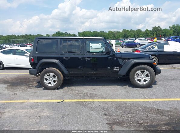 1C4HJXDN8MW625862 2021 JEEP WRANGLER UNLIMITED Black Панорамний вид салону 360°