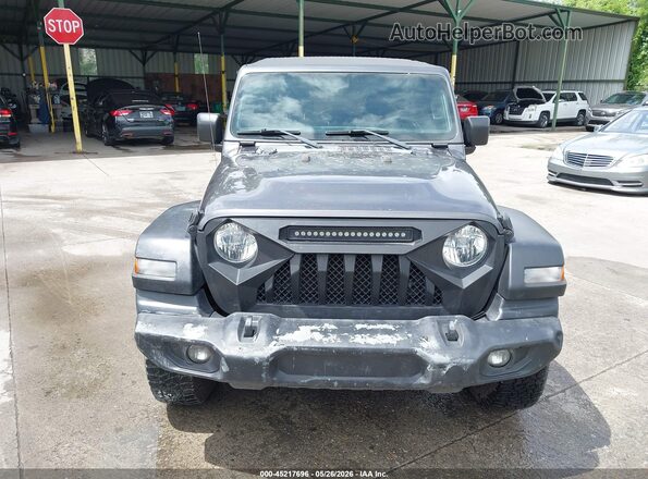 1C4HJXDNXJW264338 2018 JEEP WRANGLER UNLIMITED Серый Вид щитка приборов