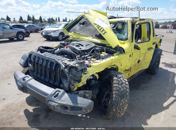 1C4HJXDNXPW523094 2023 JEEP WRANGLER Yellow Front left