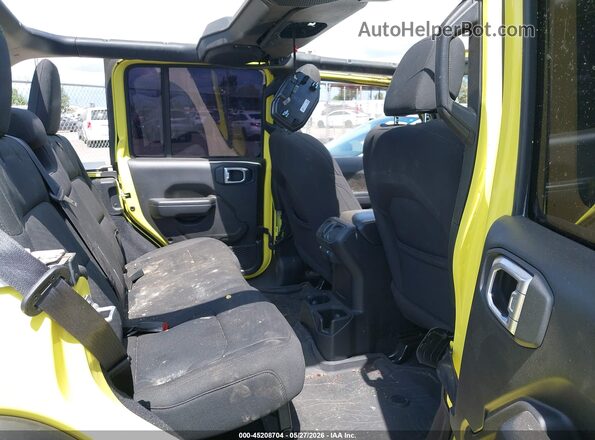 1C4HJXDNXPW523094 2023 JEEP WRANGLER Yellow VIN sticker view