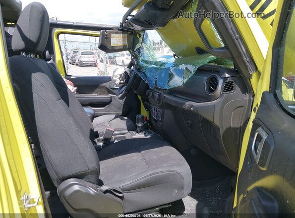 1C4HJXDNXPW523094 2023 JEEP WRANGLER Yellow Front interior view