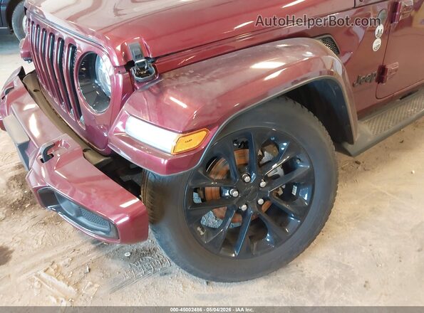 1C4HJXEG2MW578716 2021 JEEP WRANGLER UNLIMITED Бордовый 