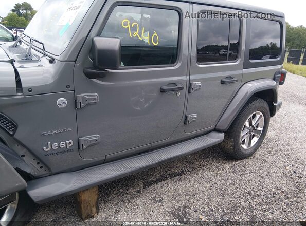 1C4HJXEG6JW323014 2018 JEEP WRANGLER UNLIMITED Серый Панорамный вид салона 360°