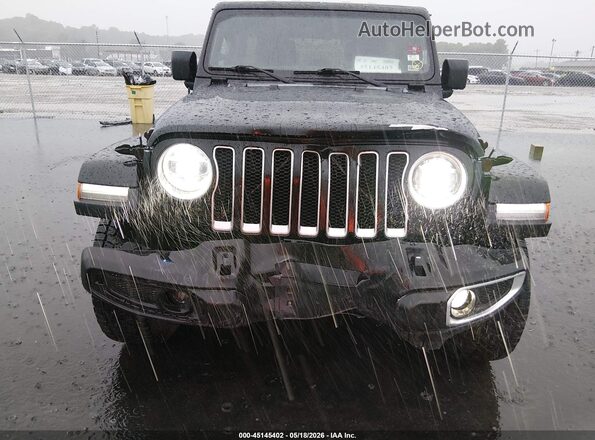 1C4HJXEG8JW123784 2018 JEEP WRANGLER UNLIMITED Черный Вид спереди