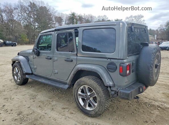 1C4HJXEG9MW855426 2021 JEEP WRANGLER Gray Rear left