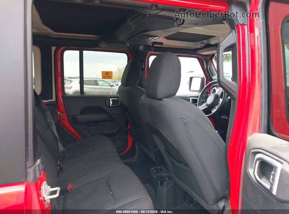 1C4HJXEGXPW570481 2023 JEEP WRANGLER Red VIN կոդի պիտակի տեսք