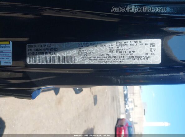 1C4HJXEN0PW695083 2023 JEEP WRANGLER Black 