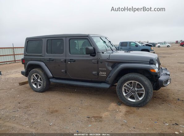 1C4HJXEN1LW180460 2020 JEEP WRANGLER UNLIMITED Gray Սալոնի հետևի տեսք